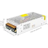 BTF-LIGHTING AC100-240V to DC5V20A Max100W Switching Power Supply Device Transformer Adapter Converter for LED Strip/String/LED Matrix,CCTV Camera,Security System,Radio,Cats