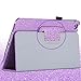 BENTOBEN iPad Mini 4 Case, iPad Mini 5 Case, Slim Glitter Bling PU Leather Stand Smart Folio Case Cover with Auto Sleep/Wake Function for Apple iPad Mini 4 (2015) / Mini 5 (2019) 7.9 inch, Purple