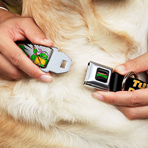 Buckle-Down DC-WNT020-L 15-26" "NTA-Classic TMNT Logo Full Color" Dog Collar, Large