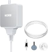 NICREW Air Pump Nano Silent Ultra Quiet 33dB 18 L/h 1.5W for 40L