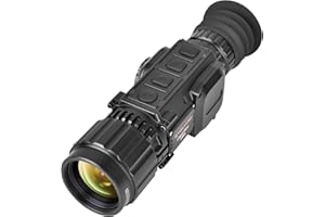 X350 Thermal Imaging RifleScope, 1024x768 High-Res 35mm Lens Night Vision Scope, 384x288 Thermal Scope for Hunting, Tactical,