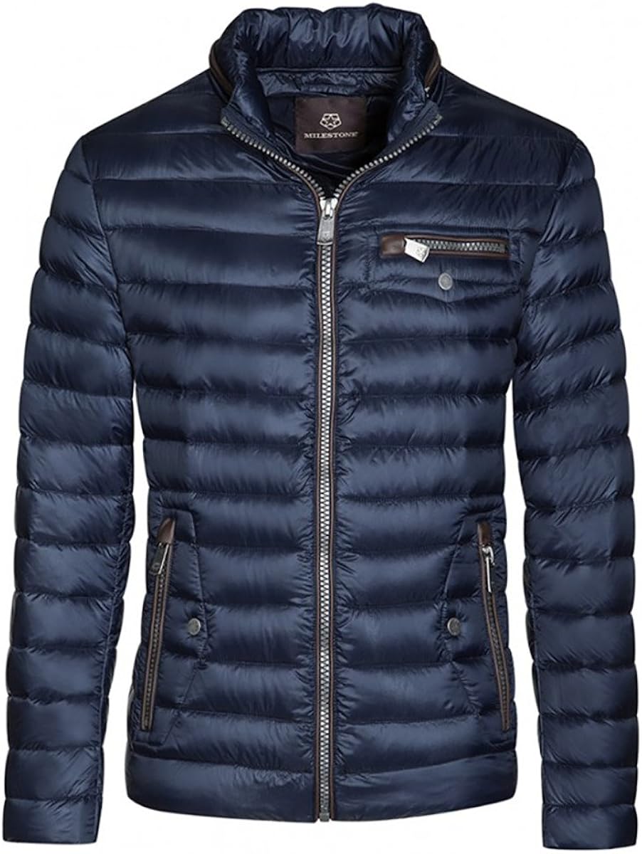 MILESTONE Herren Winterjacke Daunenjacke Steppjacke Leichtdaune