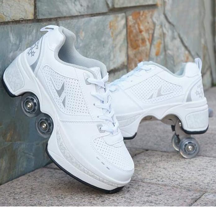 qmj Zapatillas con Ruedas Zapatillas De Patìn Roller Sneakers Deportivos Zapatos Patines qmj Zapatillas con Ruedas Zapatillas De Patìn Roller Sneakers Deportivos Zapatos Patines