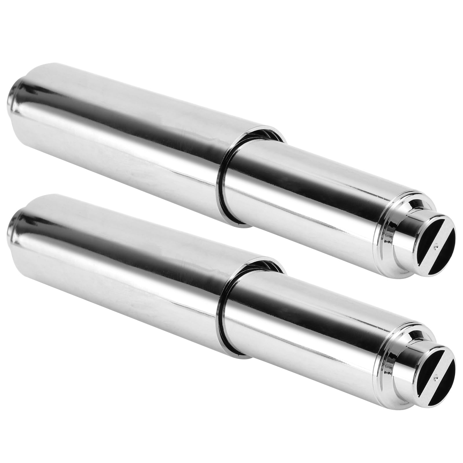 Alipis Chrome Toilet Roll Holder, Toilet Paper Holders Insert Replace Spring Rod, Toilet Roll Holders Roller for Replacing Bathroom Toilet Toilet Tissue Holder, 2PCS