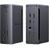 UGREEN Thunderbolt 4 Dock 13-in-1 40Gbps Docking Station with Dual 4K@60Hz Single 8K Display, 90W Charging for Laptop, 2.5GbE