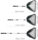HEYOMART Fishing Landing Net Telescoping Foldable 1.3m Aluminum Handle view 6