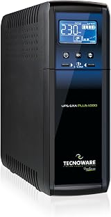 Tecnoware Power Systems Exa Plus 1000VA UPS AVR USB RJ11 RJ45