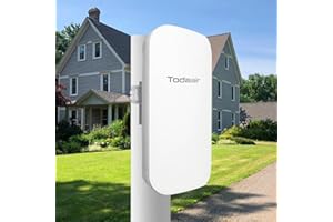 2025 Outdoor WiFi Extender，WiFi Booster | AI Watchdog | Repeater&AP Mode｜IP65 Weatherproof | Up to 1200Mbps Dual Band WiFi Re