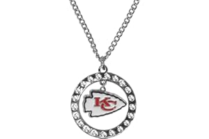 Siskiyou Sports NFL unisex-adult Rhinestone Hoop Necklaces