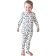 Posh Peanut Boys Pajamas - PJs for Kids Made of Soft Viscose from Bamboo, Long Sleeve Toddler PJs & Matching Boys Pajama Sets