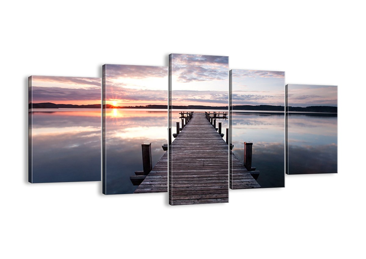 Canvas Picture - 5 Piece - 160x85cm (63,0x35,5