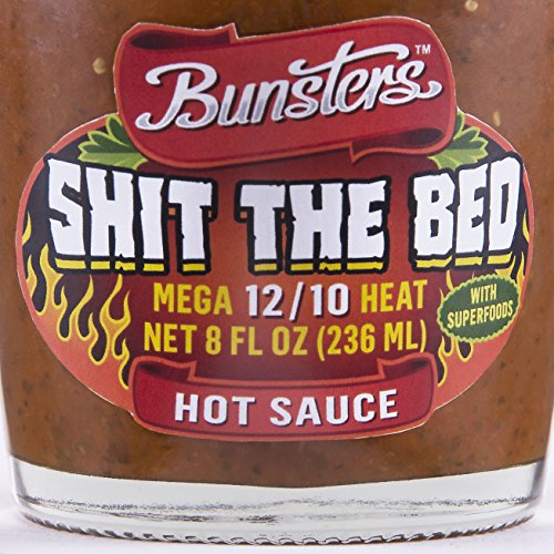 Bunsters Shit The Bed 12/10 Heat Hot Sauce – Chili Pepper ...