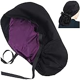 ABAMERICA Scrub Caps for Women Surgical Caps Nurse Hat Functional Ponytail Holder for Long Hair Single or Satin-Lined