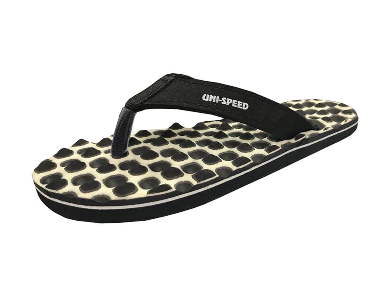 unispeed women's accupressure + foot massage slippers (doctor's choice)
