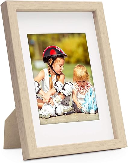 Object Frame 21x30 Cm Din 3d Frame Natural Modern Deep Mdf Frame With Mount And Glass Plate Photo Frame Amazon Co Uk Kitchen Home