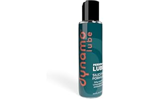 Dynamo Lube Silicone Based Formula 4.4oz - Silicone-Based Personal Lubricant, Lube for Men, Women, and Couples