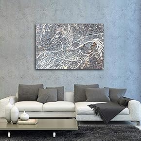 Celestial Beast Rock Painting Home Artwork for Living Room Bedroom