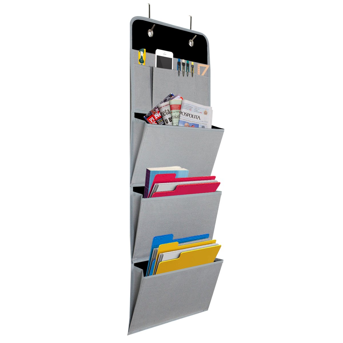 Onway Office File Folders Racks Over the Door Mail Organizer Wall