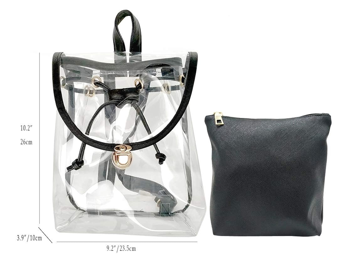 clear fashion backpack