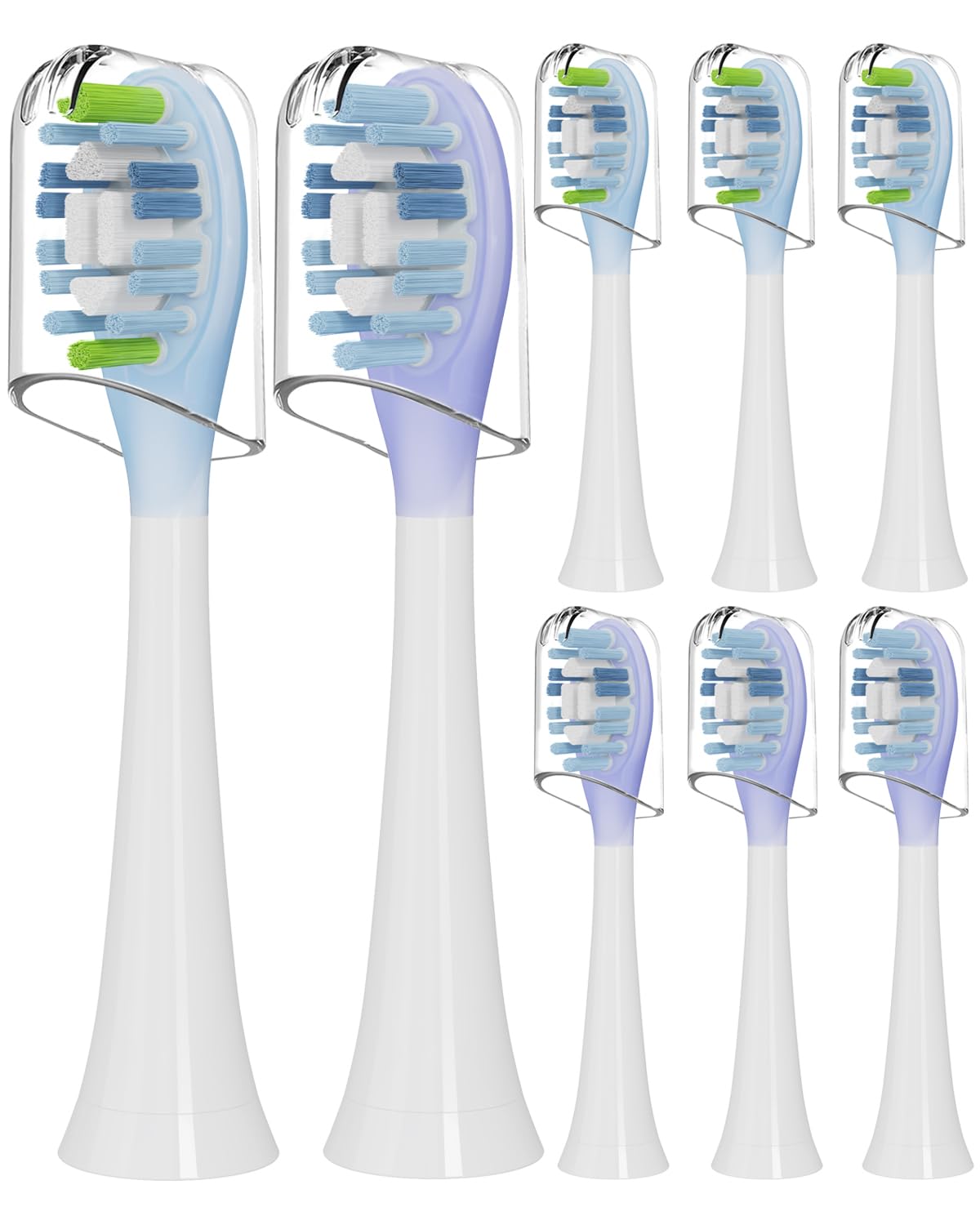 Photo 1 of Replacement Heads for Philips Sonicare Electric Toothbrush, Brush Head Compatible with Sonicare G3 C3, 8PCS (White, Medium)