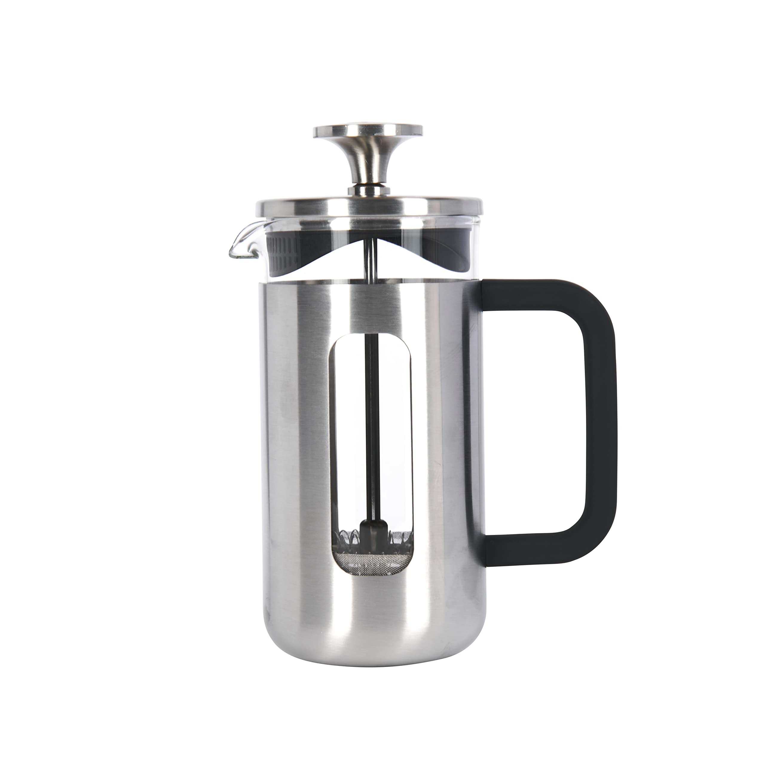 La Cafetière Pisa Stainless Steel Cafetière, Three Cup, Silver, Gift Boxed