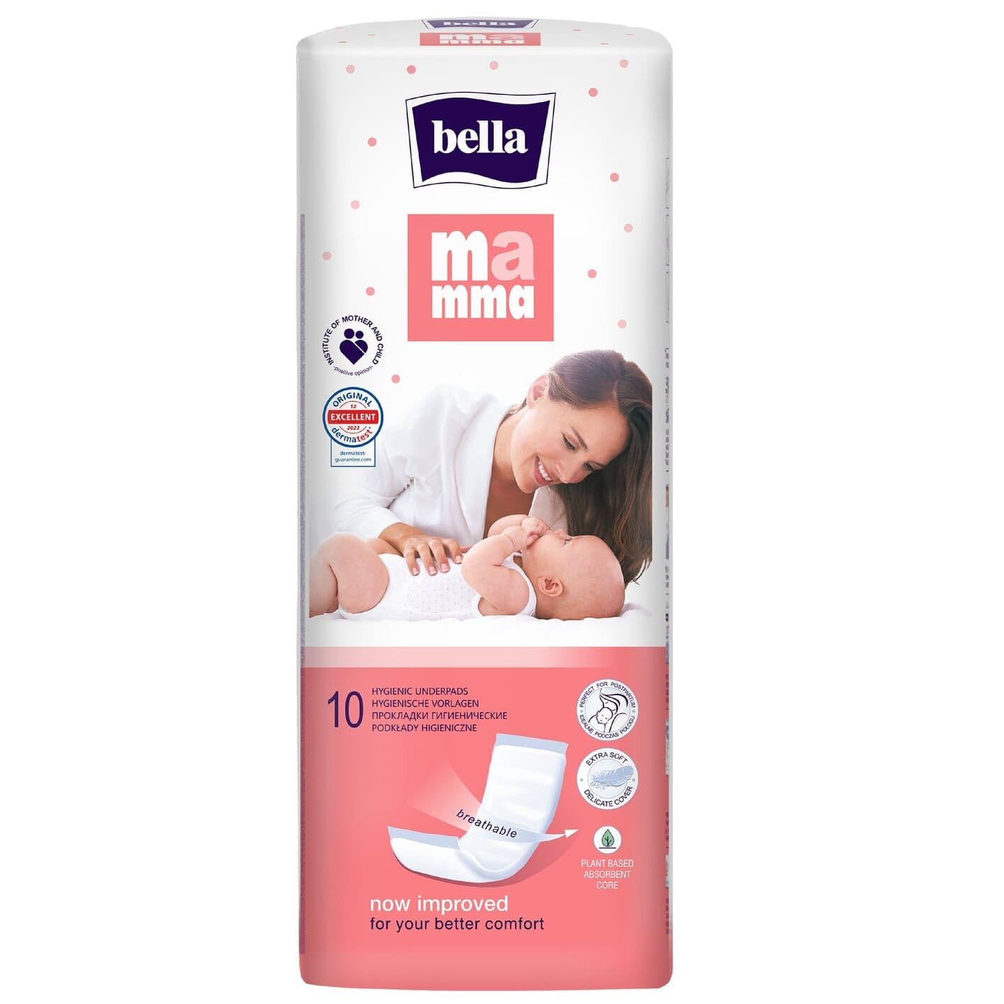 bella Mamma Fleece Nappies: Soft templates for Weekly use (1 x 10 Nappies), Ideal for Women in weekbed Parent