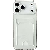 Lunivop Compatible with iPhone 17 Pro Case Wallet Clear Card Holder, TPU Slim Soft Shockproof Anti-Yellowing Anti-Scratch Transparent Phone Case, (for 17 Pro 6.3 '' Clear)