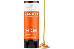 New Zealand Honey Co. Pure Manuka Honey Squeeze Bottle UMF 10+ / MGO 250+ | 17.6oz | 1.1 lb. (500g)