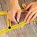 Highlight Angleizer Template Tool By PrepAlign - Premium Multi Angle Measuring Ruler Precision Measurement and Accurate Protractor - Ideal For Craftsman, Builder, Carpenter, Architect, and DIYers