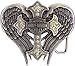 Harley-Davidson Women's Back Roads Cross Winged Belt Buckle Chrome HDWBU10453