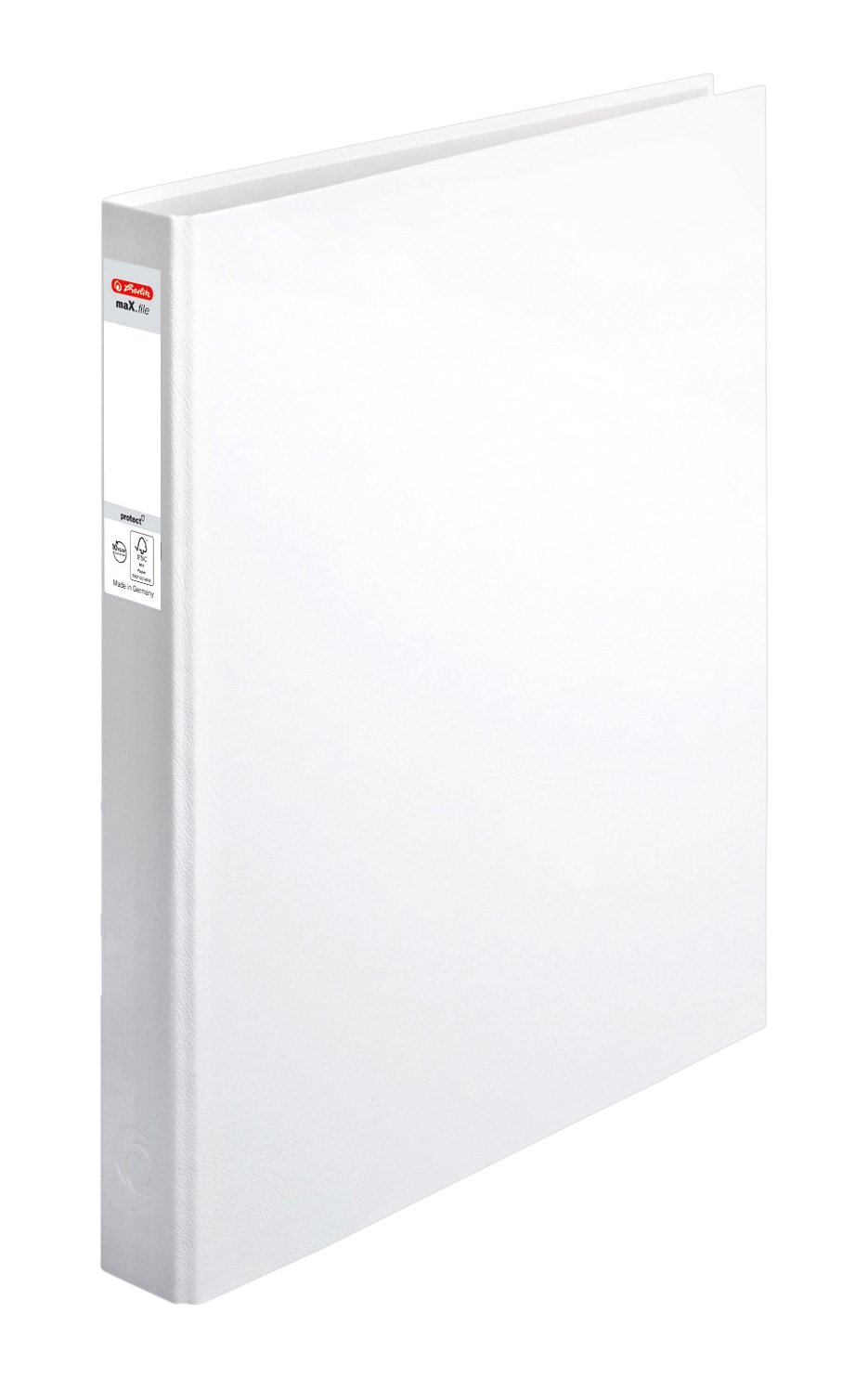 Herlitz max. File Protect A4 2 Ring Mechanism 25 mm Filling Height – Blue – Pack of 1 White — image 1