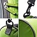 Ravifun Handlebar Bag, Waterproof Bicycle Bike Front Storage Bag with Touchscreen Transparent PVC Pouch Smartphone Holder and Removable Shoulder Strap, Green