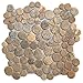 Glazed Sunset Moon Mosaic Tile 1 sq.ft. (Mesh Mounted)