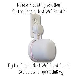 The Nest Wifi Pro Genie Wall Mount Outlet Holder
