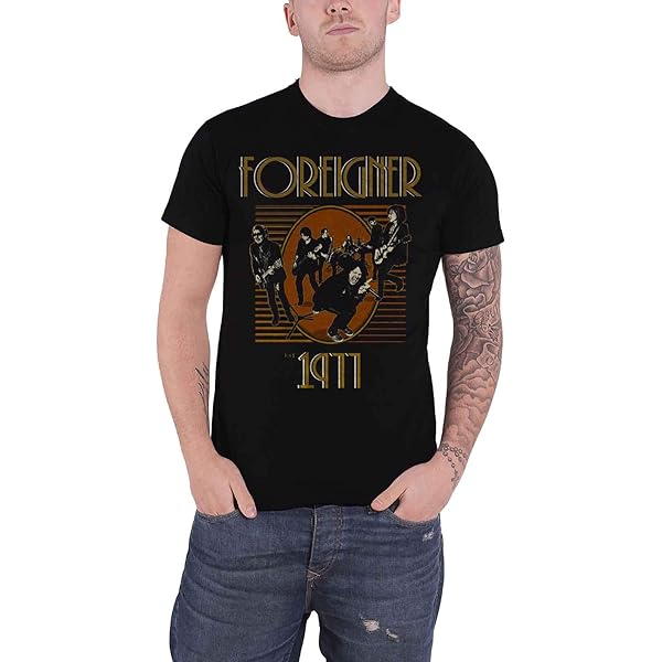 Foreigner フォリナー バンドTシャツ Foreigner バンドTシャツ フォーリナー Juke Box Hero - バンドT