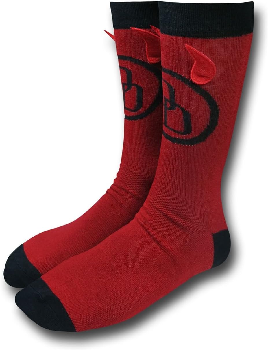 Crew Socks - Marvel - Daredevil with Horns New Toys Licensed cr3akymve