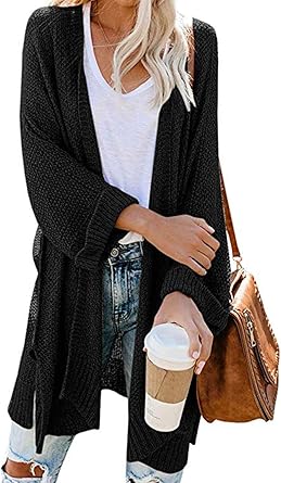 bell sleeve long cardigan