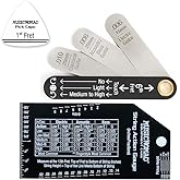 MusicNomad Truss Rod Gauge &amp; String Action Gauge Combo Bundle (MN614) | Measure Neck Relief and String Action for an Accurate Guitar Setup