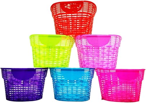 amazon toymytoy プラスチック 自転車バスケット 子供用 自転車 収納カゴ 12 20インチ ランダムカラー toymytoy バスケット カゴ