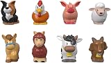 Fisher-Price Little People Farm Animal Friends 8-Piece Toddler Figure Set Ages view 4