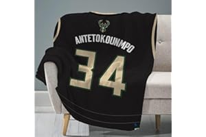 THE SLEEP SQUAD Sleep Squad Milwaukee Bucks Giannis Antetokounmpo 60 x 80 Raschel Plush Blanket A NBA Throw