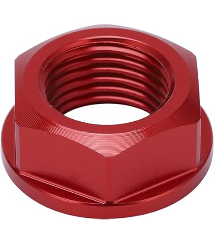 Wheel Axle Nut, Motorcycle Wheel Hub Nut Aluminum Front Wheel