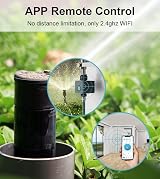 Woox Smart WIFI Water Timer for Garden, Remote APP Control Irrigation view 5