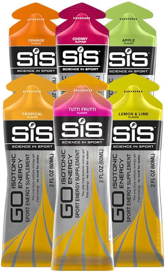 Science in Sport Energy Gel Pack, 6 Energy Gels Sampler Pack, 22g Fast Acting Carbohydrates, Isotonic Sports Gels, Endurance Sports Nutrition - 6 Pack…: Health & Personal Care