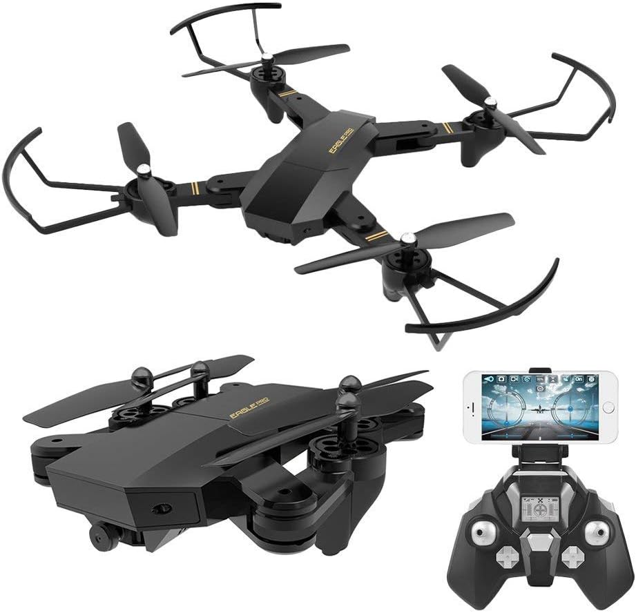 TOYEN RC Quadcopter with 2.4GHz 6-Axis Gyro Altitude Hold Function and 720P HD 2MP Camera Helicopter