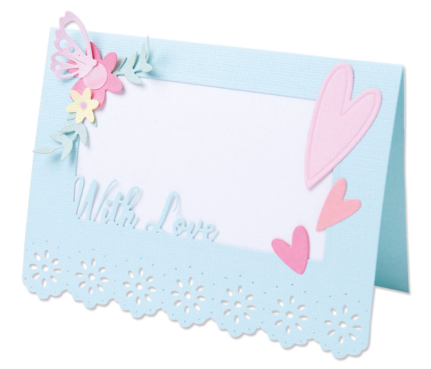 Sizzix Thinlits Die Set 11PK Lace Card Base by Olivia Rose, 665474