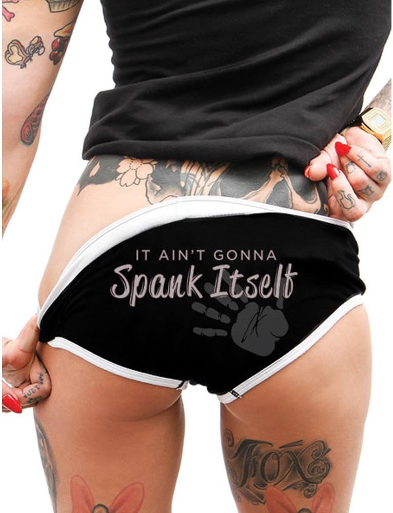 Inked Women's It's Not Going to Spank Itself Boy Briefs (Black)