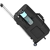 Hounyoln Travel Case for PartyBox Club 120 Portable Party Speaker,Trolley bag Compatible with PartyBox Club 110 & Accessory-Portable Push-pull Carry (Black)