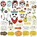 Konsait Mexican Fiesta Photo Booth Props, Funny Photo Booth Selfie Props for Mexican Birthday Wedding Bachelorette Fiesta Themed Party Favors Supplies Decorations (50 Count)