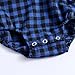 Baby Boy Outfit, Toddler Clothing Set Children Jeans + Romper Shirt with Bow Tie Blue 80(6-12 Month)